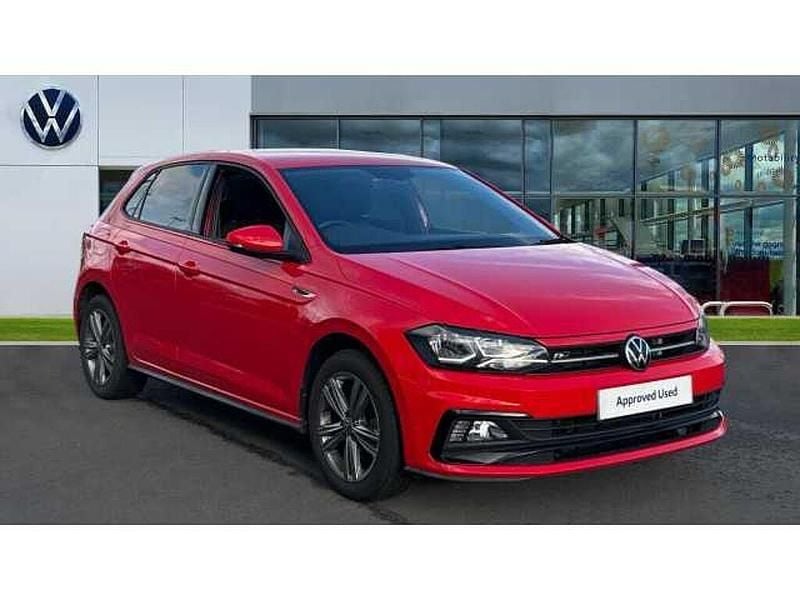 Used VW Polo R-line 110 HP (80 kW) 2021 Flash red Hatchback
