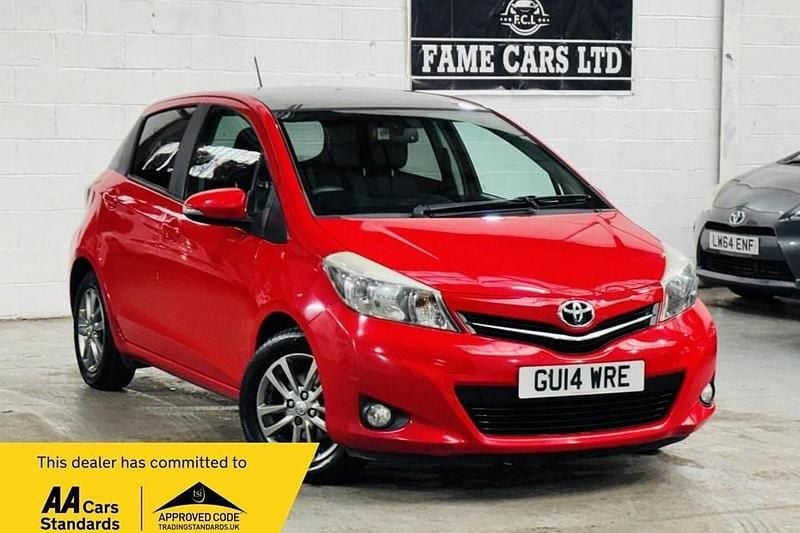 Used Toyota Yaris Multidrive S 99 HP (72 kW) 2014 Red Hatchback