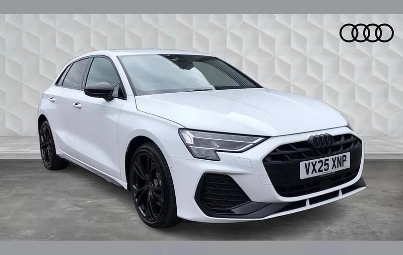 White Used 2025 Audi A3 e-tron Black Edition Hatchback | £36,450 - Image 1/4