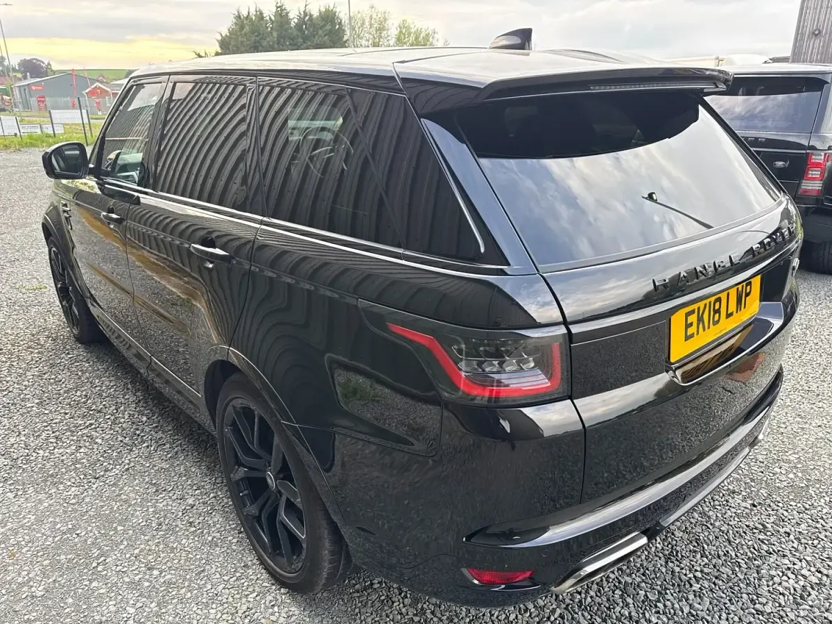 Used Land Rover Range Rover Sport SVR 575 HP (422 kW) 2018 Black SUV