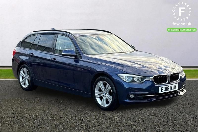 Used BMW 320 Sport Line 184 HP (135 kW) 2018 Blue Estate