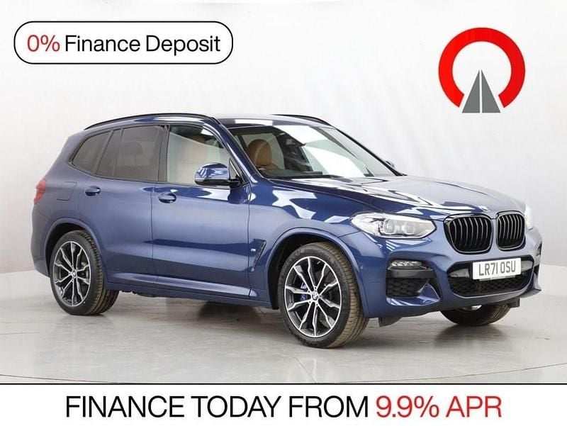 Used BMW X3 M Sport 292 HP (214 kW) 2021 Blue SUV
