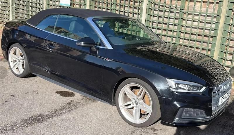 Black Used 2019 Audi A5 Cabriolet S-Line Cabriolet | £18,899 (Good price) - Image 1/1