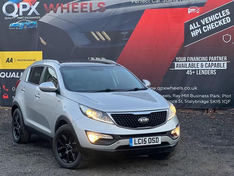Begagnad Kia Sportage 134 HK (98 kW) 2015 Silver SUV