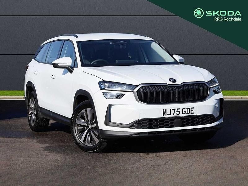 New Skoda Kodiaq SE 150 HP (110 kW) 2025 Moon white metallic SUV
