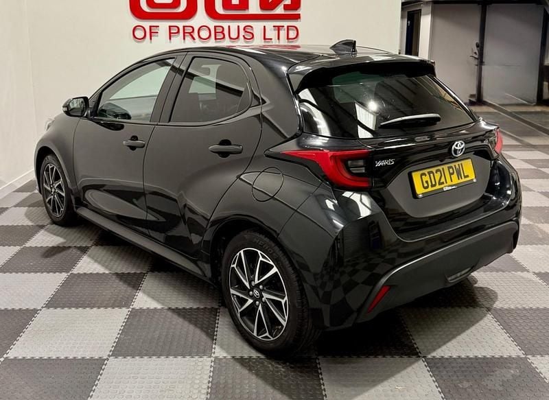 Used Toyota Yaris Hybrid Design 2021 Black Hatchback