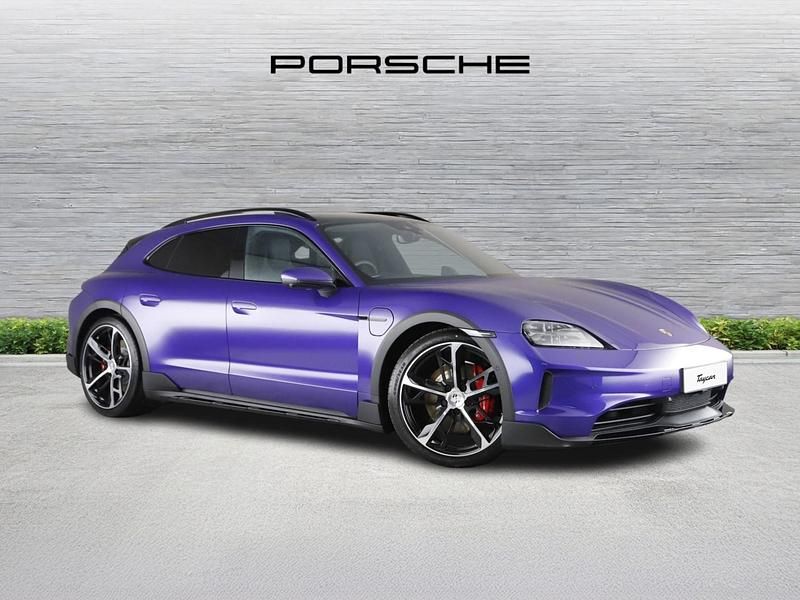 Purple sky metallic Used 2025 Porsche Taycan Cross Turismo Sedan | £101,900 - Image 1/4