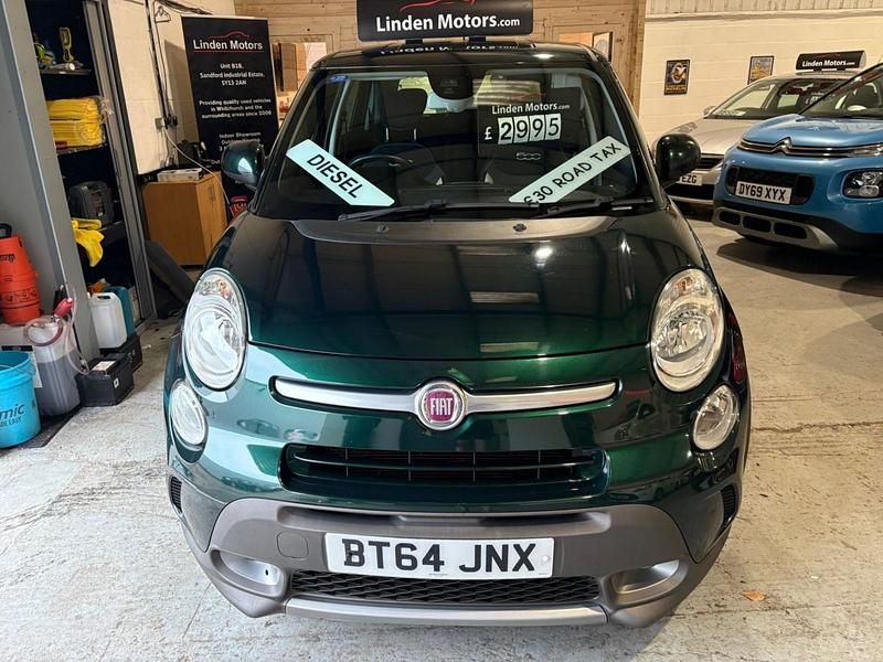 Used Fiat 500L Trekking 85 HP (62 kW) 2014 Green MPV