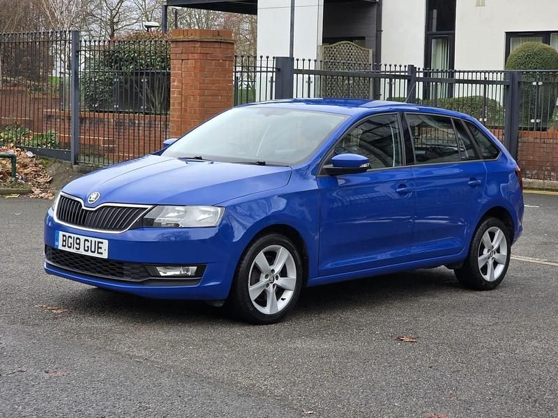 Used Skoda Rapid SE 110 HP (80 kW) 2019 Blue Hatchback