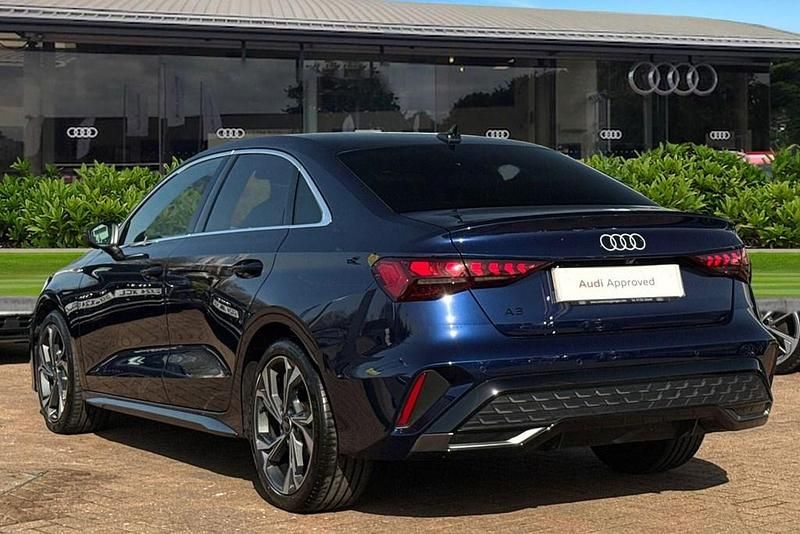 Used Audi A3 S-Line 116 HP (85 kW) 2025 Blue Sedan