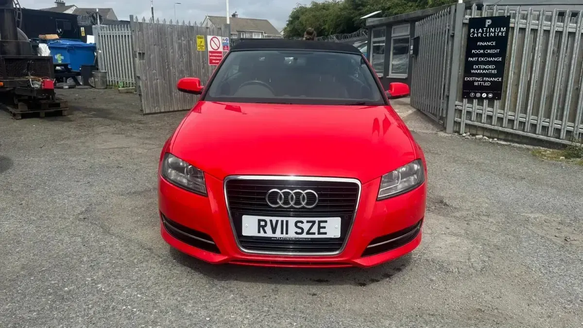 Used Audi A3 Cabriolet 140 HP (102 kW) 2011 Red Cabriolet