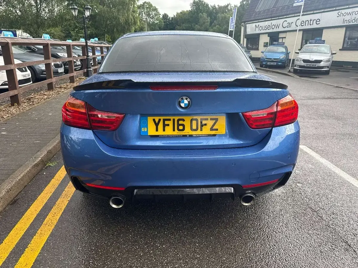 Used BMW 420 M Sport 2016 Blue Cabriolet