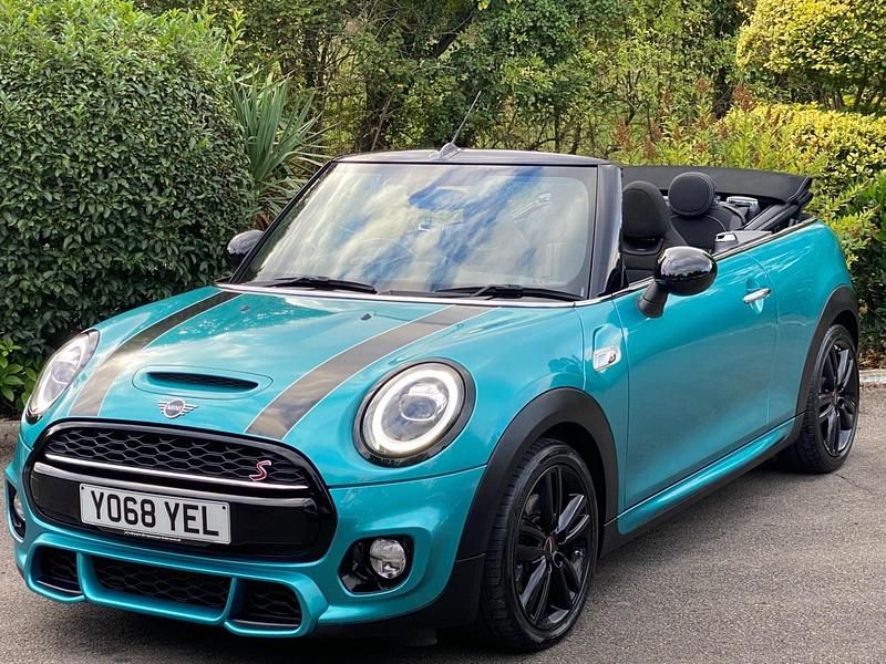 Turquoise Used 2018 Mini Cooper S Cabriolet Cabriolet | £15,490 (Fair price) - Image 1/4