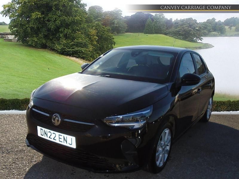 Used Vauxhall Corsa Edition 75 HP (55 kW) 2022 Black Hatchback