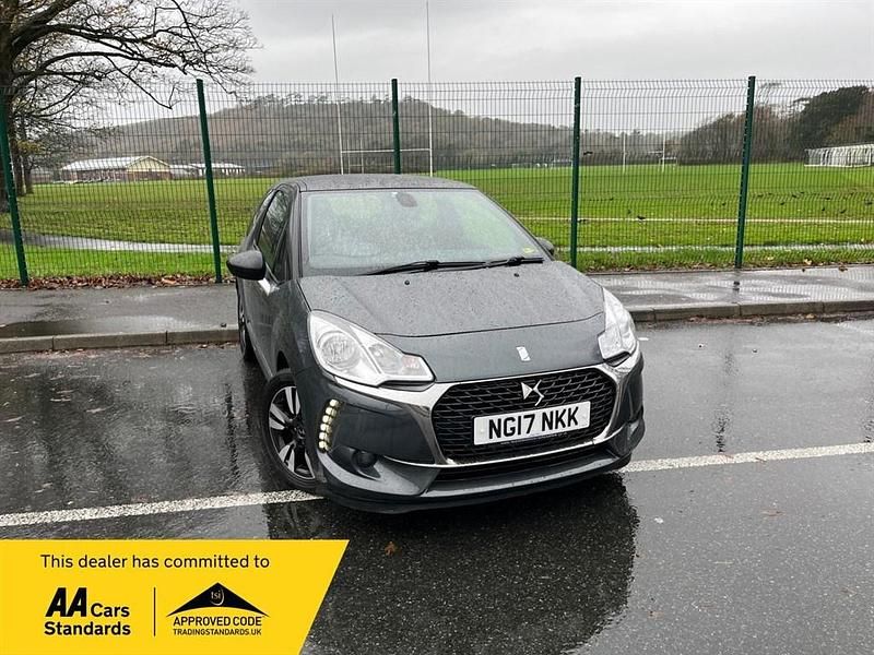 Grey Used 2017 DS Automobiles DS3 Chic Hatchback | £5,495 (Fair price) - Image 1/4