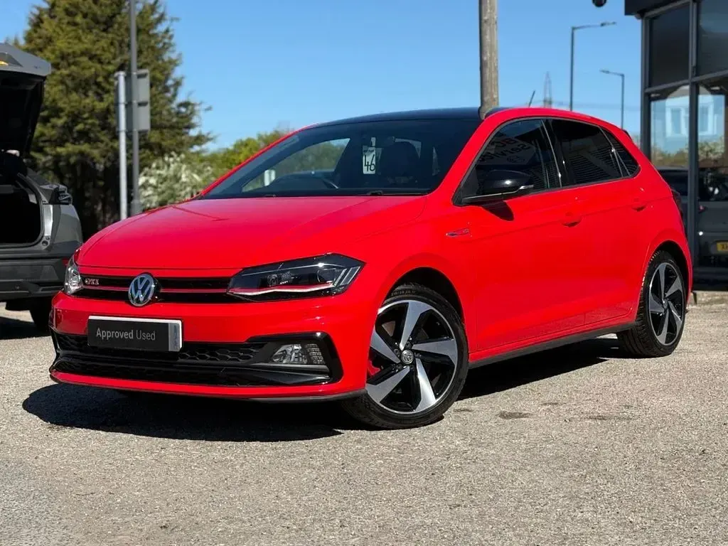Used VW Polo GTI 200 HP (147 kW) 2019 Red Hatchback