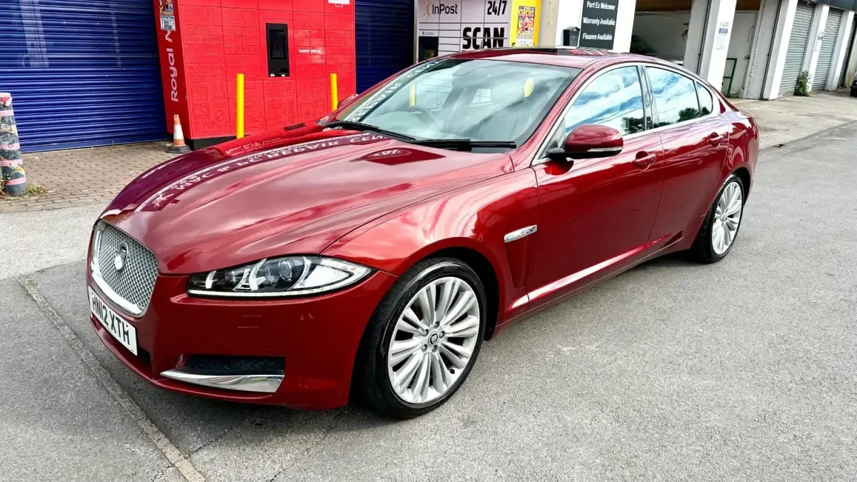 Second-hand Jaguar XF Portfolio 2012 Roșu Berlinǎ
