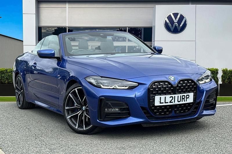 Blue Used 2021 BMW 420 M Sport Cabriolet | £31,199 (Expensive) - Image 1/4