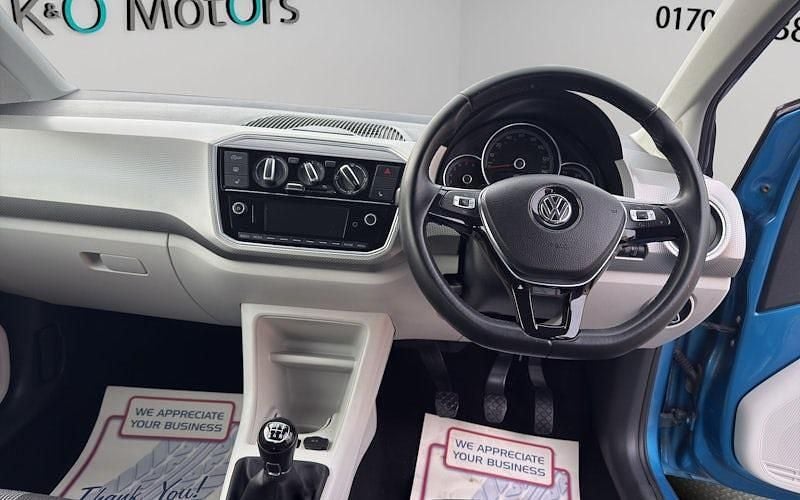 Used VW up! high up! 75 HP (55 kW) 2018 Blue Hatchback