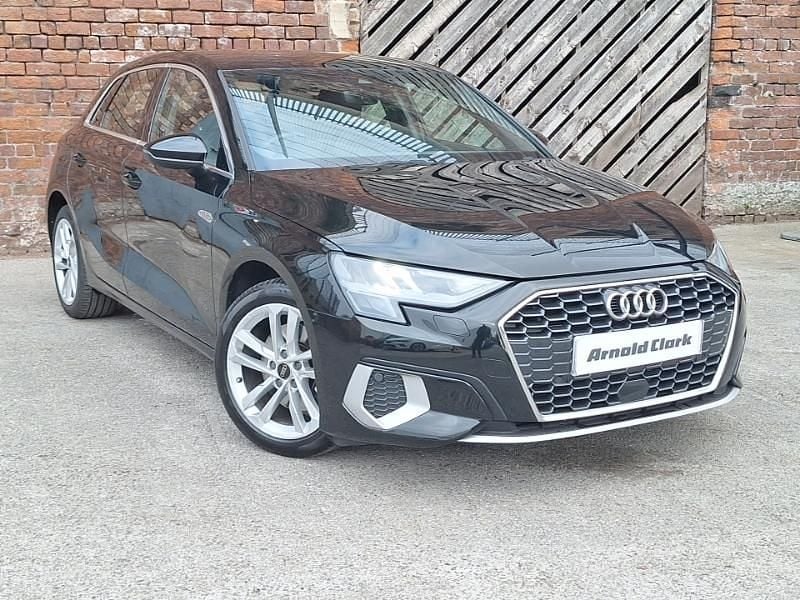 Black Used 2022 Audi A3 e-tron Sport Hatchback | £20,298 (Good price) - Image 1/4