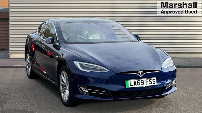 Blue Used 2020 Tesla Model S Performance Sedan | £29,187 (Good price) - Image 1/4