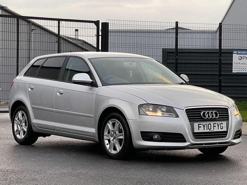 Silver Used 2010 Audi A3 Sportback Hatchback | £3,990 - Image 1/3