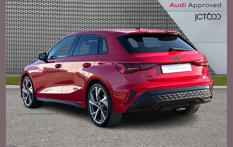 Used Audi A3 Black Edition 147 HP (108 kW) 2025 Red Hatchback