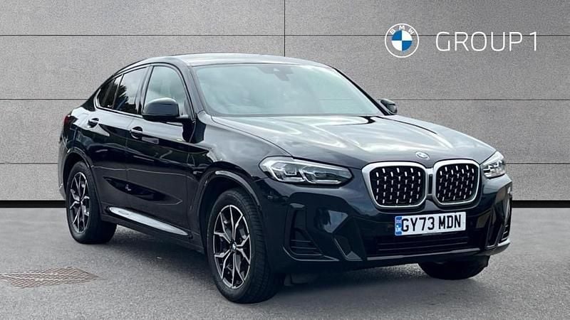 Black Used 2023 BMW X4 M Sport SUV | £33,975 (Good price) - Image 1/4