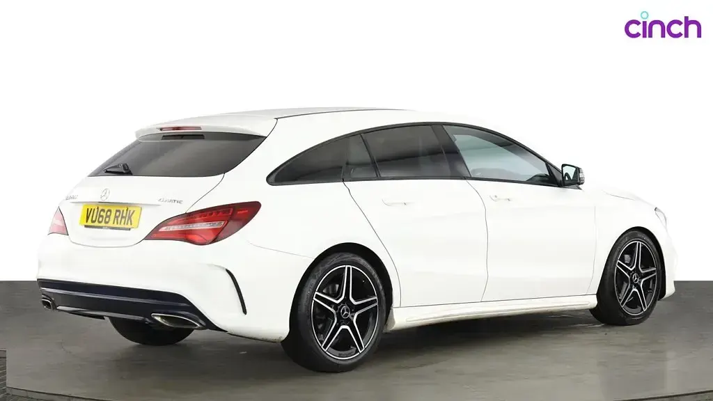 Used Mercedes CLA220 AMG line 2018 White Coupe