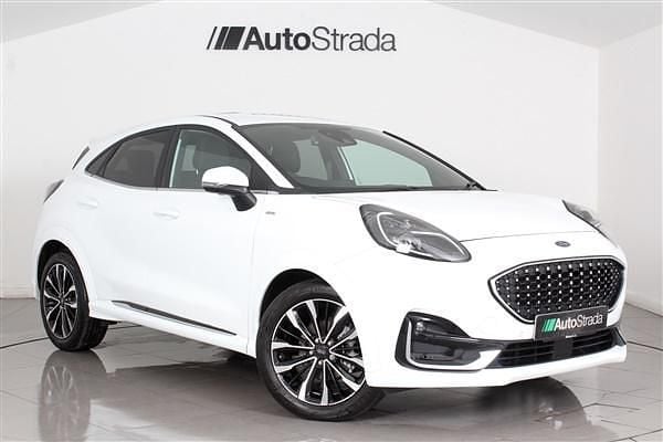 White Used 2021 Ford Puma Gen-E ST-Line X Hatchback | £17,495 (Fair price) - Image 1/1