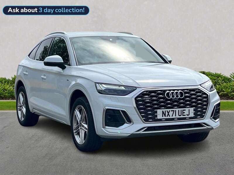 White Used 2021 Audi Q5 Sportback S-Line SUV | £30,891 (Super price) - Image 1/4