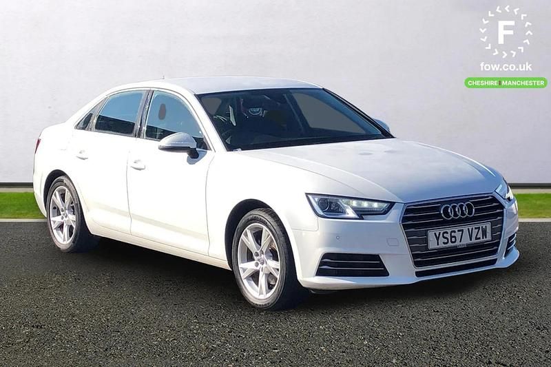 White Used 2017 Audi A4 Sport Sedan | £12,099 (Fair price) - Image 1/3