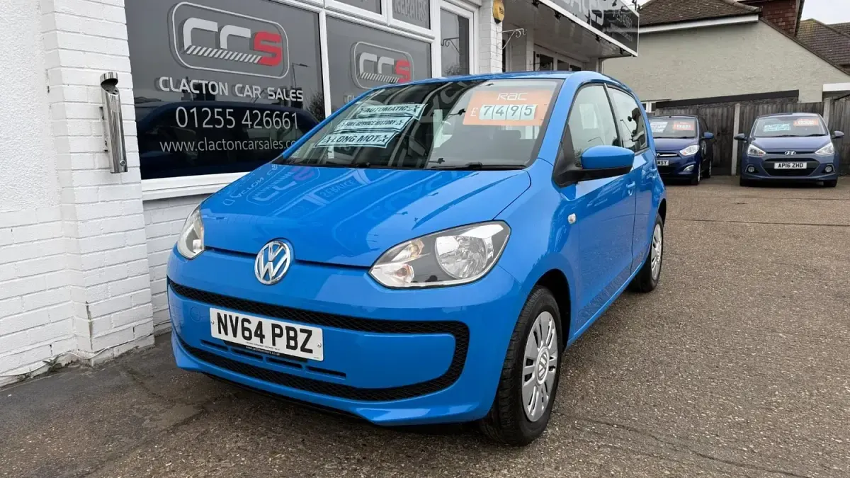 Używany VW up! move up! 60 KM (44 kW) 2015 Niebieski Hatchback