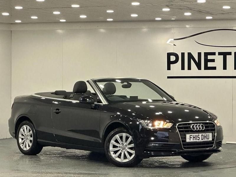 Black Used 2015 Audi A3 Cabriolet Business Cabriolet | £7,599 (Fair price) - Image 1/3