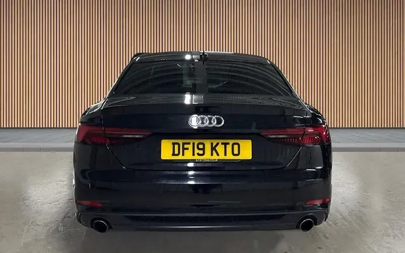 Used Audi A5 Black Edition 150 HP (110 kW) 2019 Brilliant black/brilliant black Coupe