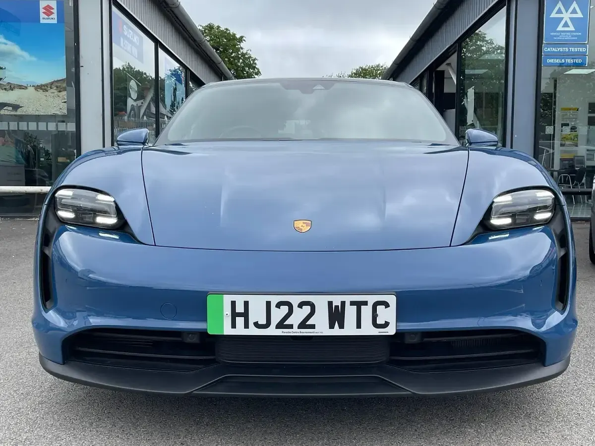 Used Porsche Taycan Sport Turismo Performance Package 78 kW (107 HP) 2022 Blue Estate