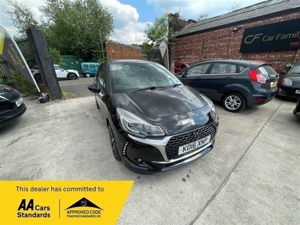 Black Used 2016 DS Automobiles DS3 Prestige Hatchback | £5,295 (Fair price) - Image 1/1