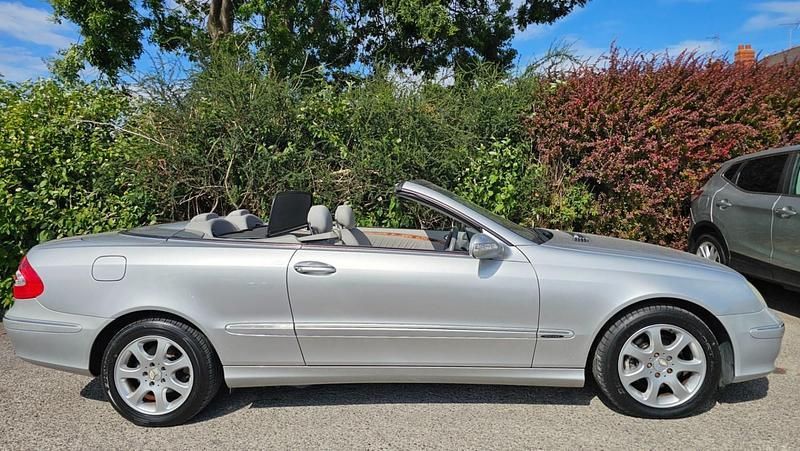 Silver Used 2005 Mercedes CLK240 Elegance Cabriolet | £5,295 (Fair price) - Image 1/4