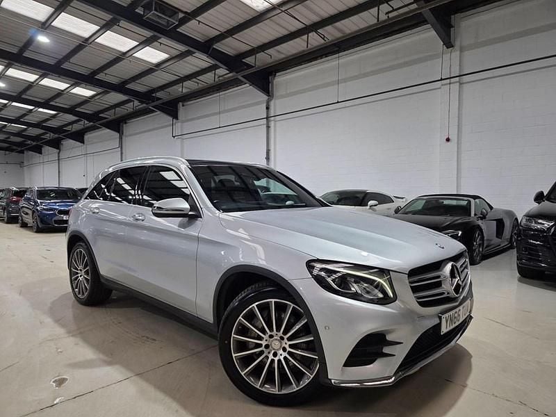 Used Mercedes GLC250 AMG line 204 HP (150 kW) 2016 Silver SUV