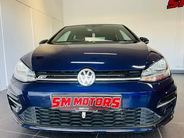 Used VW Golf VII R-line 150 HP (110 kW) 2017 Blue Hatchback