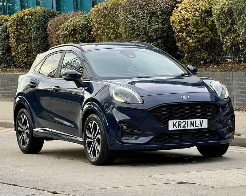 Blue Used 2021 Ford Puma ST-Line Hatchback | £11,999 (Fair price) - Image 1/4