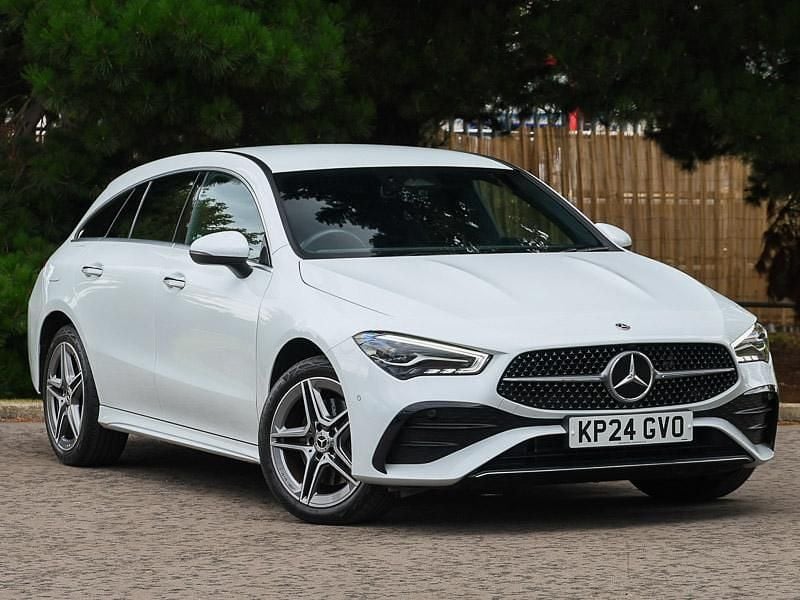 White Used 2024 Mercedes CLA250e Executive Sedan | £27,998 (Fair price) - Image 1/4