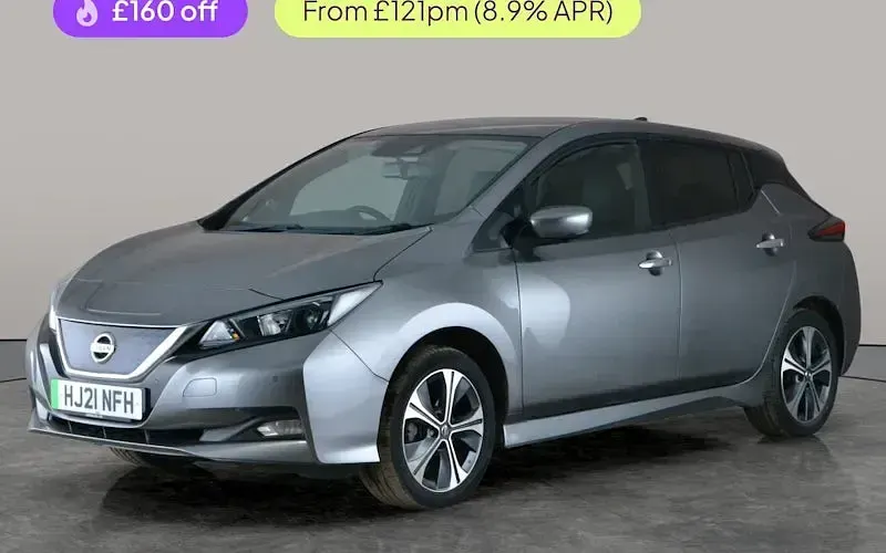 Usado Nissan Leaf N-Connecta 160 kW (218 HP) 2021 Cinzento Citadino