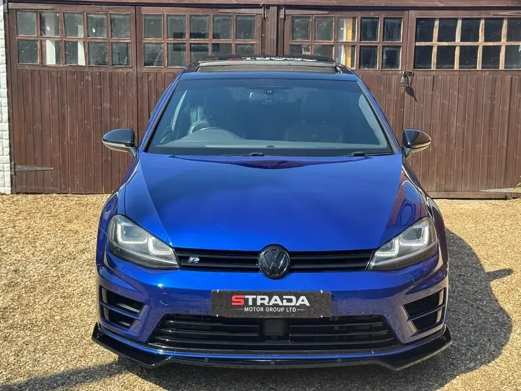 Used VW Golf VII R 295 HP (216 kW) 2014 Blue Hatchback