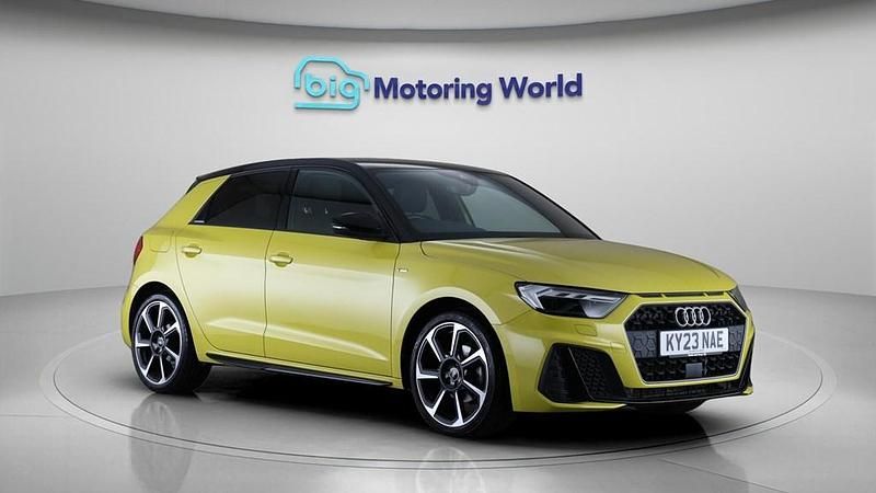 Used Audi A1 Sportback Black Edition 150 HP (110 kW) 2023 Yellow Hatchback