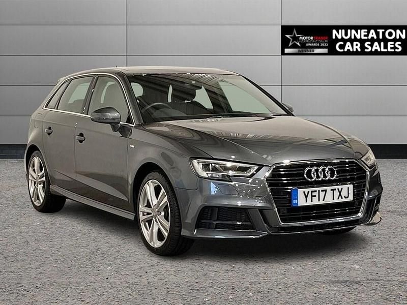 Used Audi A3 Sportback S-Line 150 HP (110 kW) 2017 Grey Hatchback