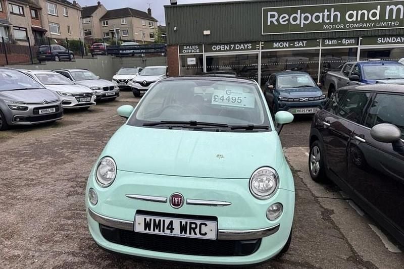 Usado Fiat 500 Lounge 69 HP (50 kW) 2014 Verde Citadino