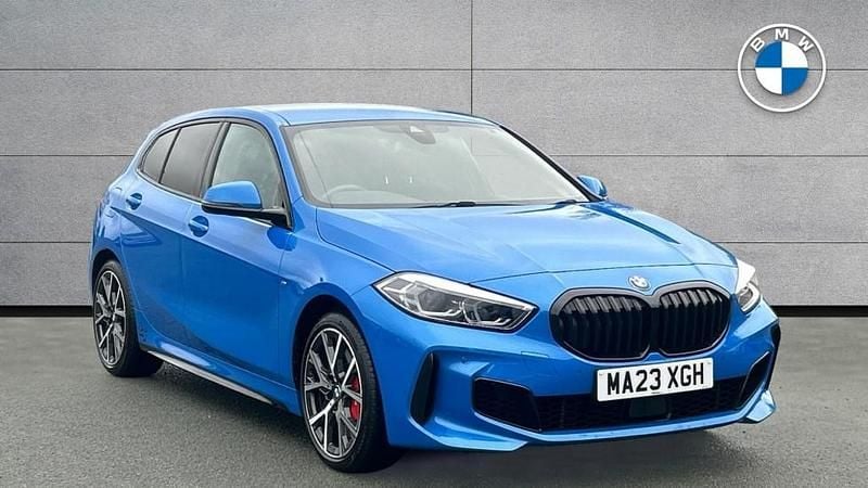 Blue Used 2023 BMW 128 Shadowline | £26,495 (Fair price) - Image 1/4