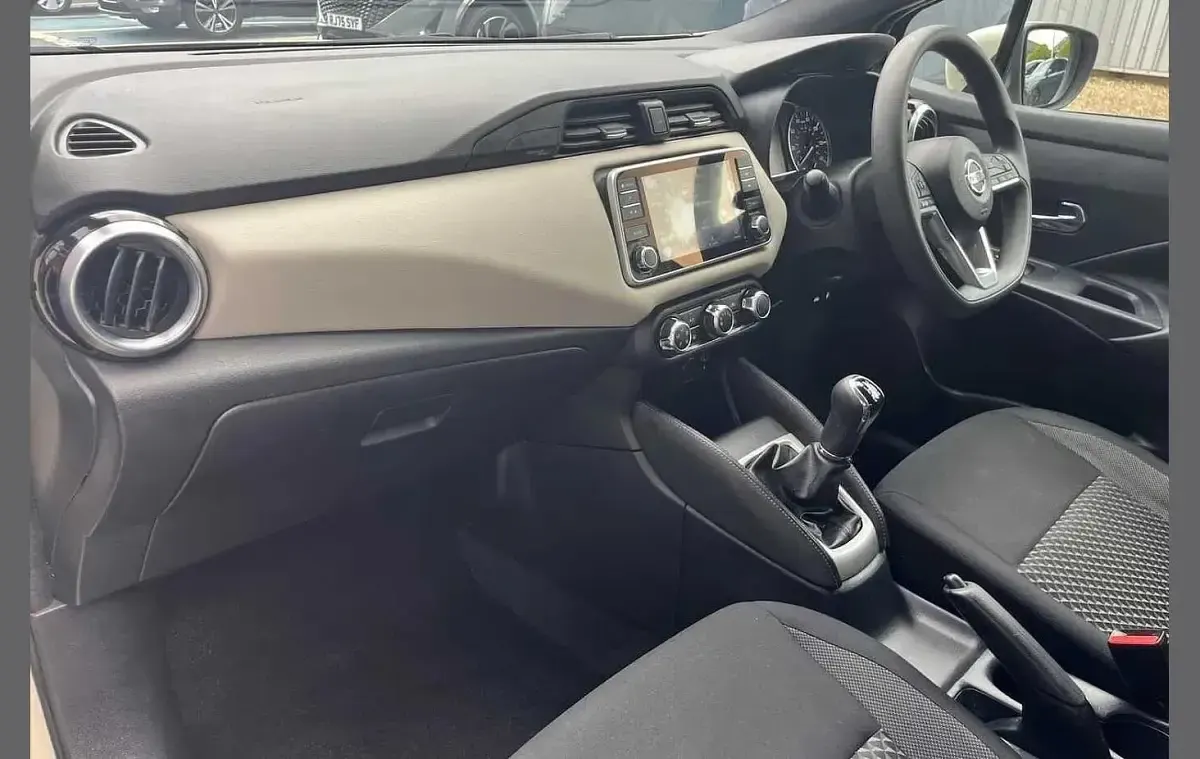 Used Nissan Micra Acenta 91 HP (66 kW) 2022 White Hatchback