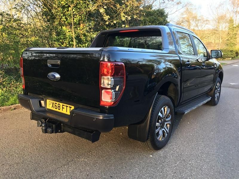 Used Ford Ranger Wildtrack 200 HP (147 kW) 2018 Black Pickup